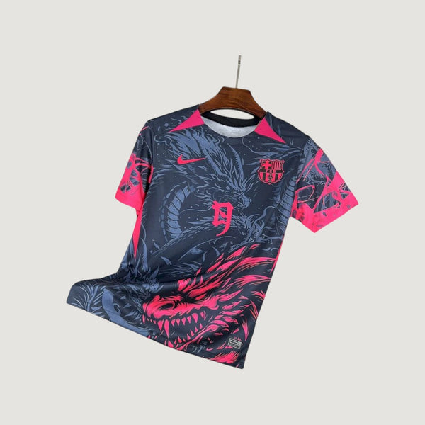 FC Barcelone – Maillot Édition Spéciale Dragon 25/26 – Noir & Rose